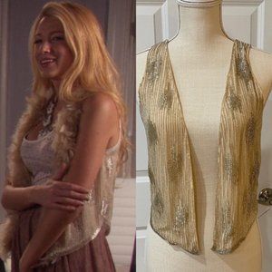 Haute Hippie Beaded Vest ASO Gossip Girl